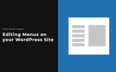 Editing Menus on your WordPress Site