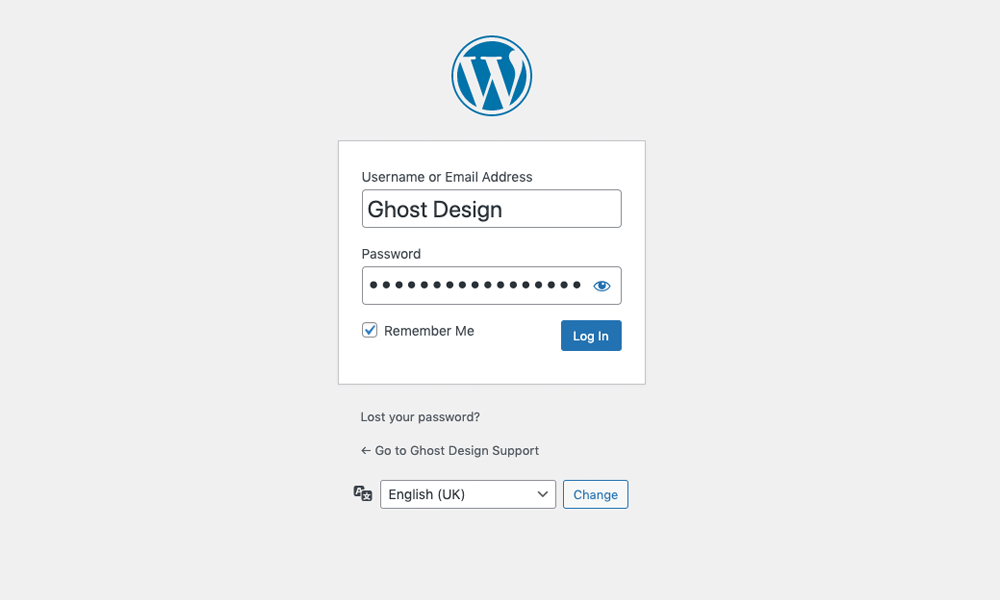 Using the WordPress Remember Me functionality when logging in