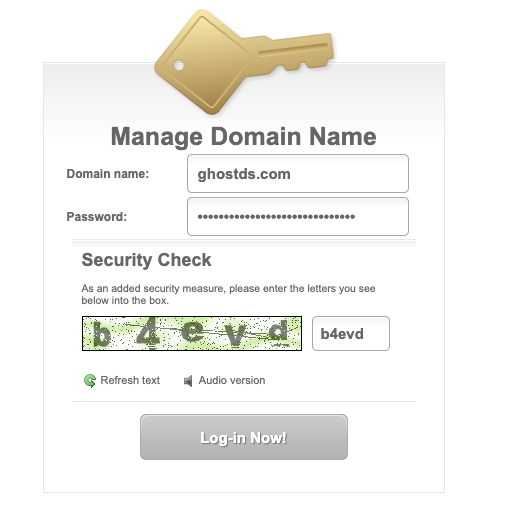 Understanding the login parameters