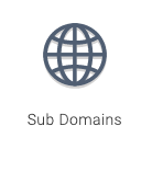 Finding where to set up Sub Domains on your Control Panel