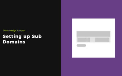 Setting up Sub Domains